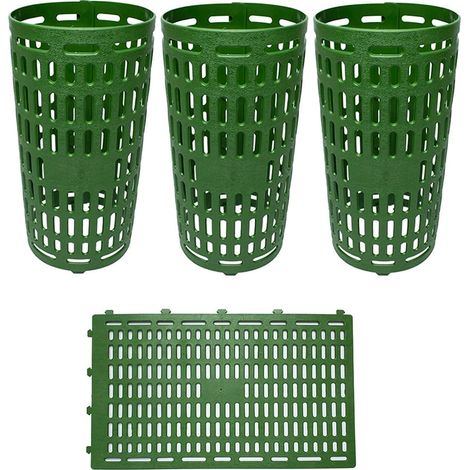Protecteur De Tronc D Arbre - Protection Contre Rongeurs Et Animaux - Design Extensible Avec Aération - Pour Jeunes Arbres Et Arbres Matures - Lot De 3 (1/5)