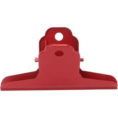 Metal Binder Clip Metal Material Strong Grip Durable Large Size Office Folder Clip for Home School OfficeRed (1/5)