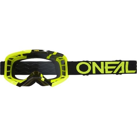 Gafas de motocross O'Neal Vault sólidas, negras y amarillas, MTB, Enduro, ATV