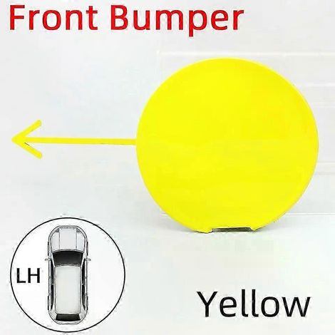 Abschlepphaken-Stoßstangenabdeckung für Honda Fit Jazz (2009–2011), Kunststoff-Schutzteil, Autozubehör für den Außenbereich, 1 Stück, Schwarz (1/5)