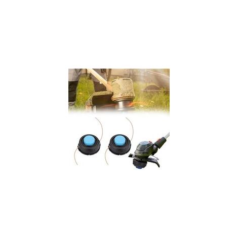 2 Pièces Têtes De Coupe T45x pour Husqvarna Tap Advance Tête De Coupe T45x pour Husqvarna Débroussailleuse Tête De Coupe De Rechange pour Tondeuse à Gazon Accessoires pour Outils De Jardin T45 T45x (1/5)