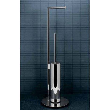 COLOMBO DESIGN B40180 Piantana wc Nero opaco serie Mini codice prod: B40180NM (1/2)
