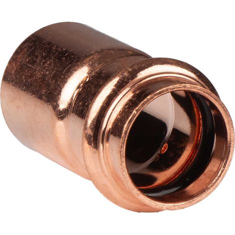 Kupfer Pressfitting Reduzierstück 28 x 22 mm V+M-Kontur DVGW