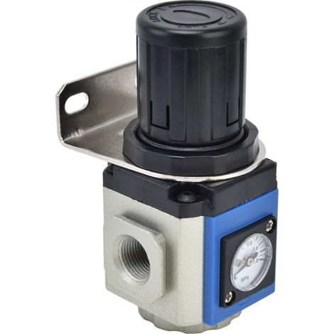 Régulateur de pression en alliage d'aluminium pour compresseur d'air, manomètre intégré, 0,05-0,9 Mpa, modèle GR300-08 (1/5)