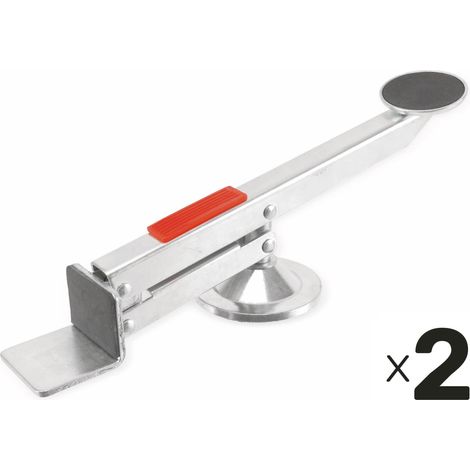 DAYTOOLS Leve-portes et plaques, pivotant, lot de 2