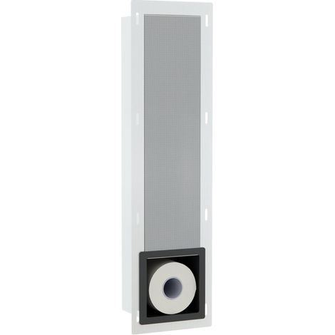 FugaFlow Eccelente Acces Support de réserve pour rouleau de papier toilette encastré - noir mat