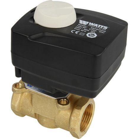 Watts Vanne mélangeuse 3 voies 1/2''+ servomoteur laiton V3GB 15 Kvs 2,5