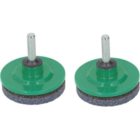 2PCS Lames Rotatives pour Découpeuse de Gazon Adaptées aux Perceuses Outils de Jardinage Vert - (1/5)