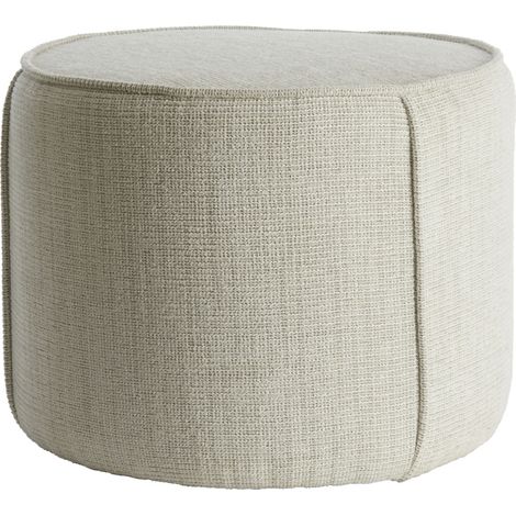 Light & Living Pouf DOMONI Beige mit runder Form – Ø50x40 cm (1/3)
