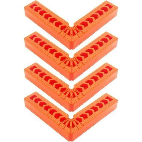 4 Positioning Squares 90 Degree L Type Right Angle Clamps, 4 Inch Auxiliary Locator Angle Holder (1/5)
