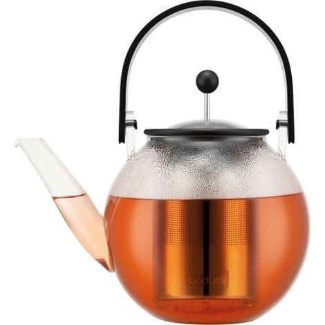 bodum ASSAM Tetera de émbolo negra 1,5 litros elegante