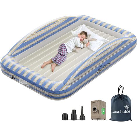 Matelas Gonflable Enfant avec Rebord Con Bomba USB 160x99x22cm (1/5)