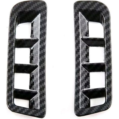 Cache décoratif de sortie d'échappement supérieure avant pour Land Cruiser J300 LC300 2022-2023 - ABS et fibre de carbone (1/5)