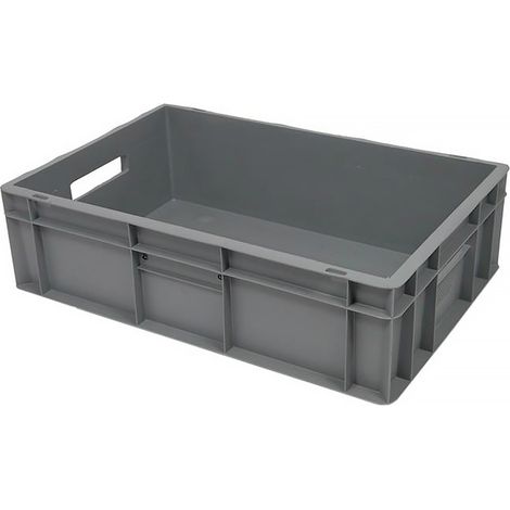 Bac gerbable Europe Gris Sans couvercle 30L, 170mm x 400mm x 560mm ( Prix pour 1 )