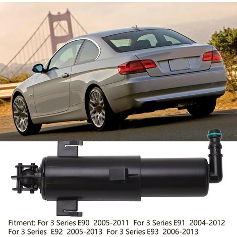 Scheinwerferwaschdüse 61674449335, passend für BMW 3er E90, E91, E92, E93 (2005–2013) – ABS (1/5)