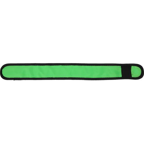 Bracelet LED vert pour course nocturne, bandeau lumineux clignotant pour cyclisme, bracelet claquette réfléchissant extérieur (1/5)