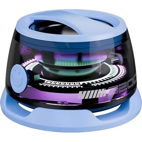 Mini enceinte Bluetooth magnétique G200 avec lumières RGB et haut-parleur bleu de 40 mm (1/5)