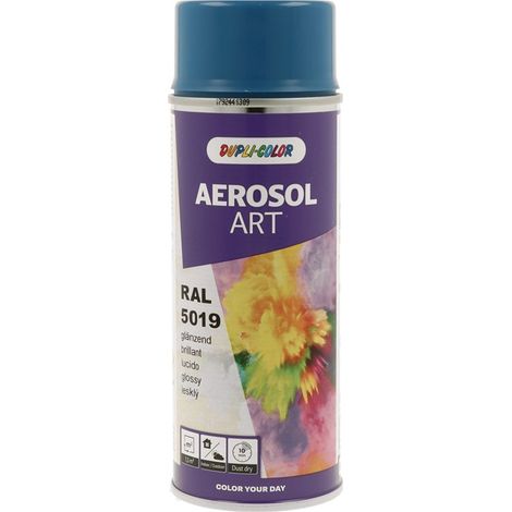 Dupli Color Aerosol Art Lackspray Graffiti Dose - wetterfest, lichtecht und UV-beständig - Graffiti-Spray 400ml, capriblau RAL 5019