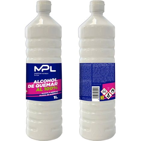 MPL Alcool à Brûler 1L - Méthanol pour Cheminées et Barbecues