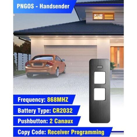 NALOOKAMIC Telecommande Portail pour Sommer Slider+ TX40-868-4, 4018 Pearl Twin, 868MHz, 2 Boutons, Telecommande Tubauto Télécommande Portail pour S10019-00001