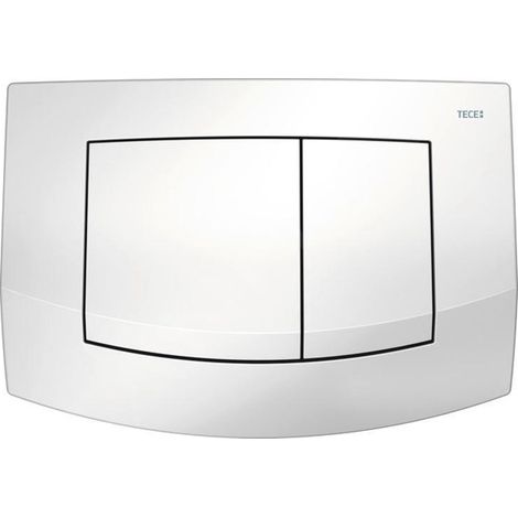 Tece TECEambia - Commande de chasse d'eau, blanc 9240200 (1/4)