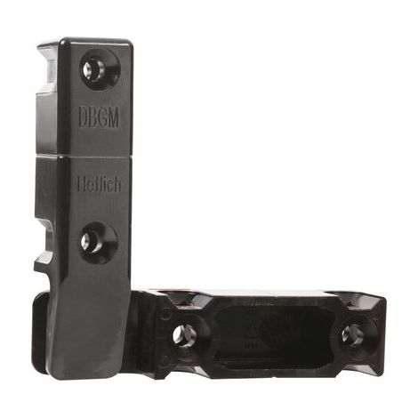 Hettich Multiclip  plastica nera  64 mm  - 46080