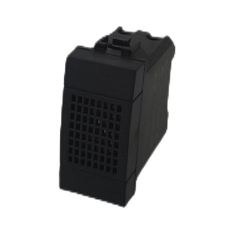 Serie Civile ETTROIT Nero Compatibile Con Bticino Living International (Suoneria 12V)
