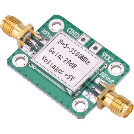 LNA 5–3500 MHz, 20 dB Verstärkung, Breitband mit rauschgeschirmtem Gehäuse (1/5)