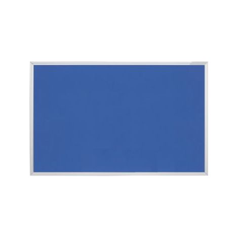 Filztafel B900xH600mm blau m.Aluminiumrahmen MAGNETOPLAN (1/3)