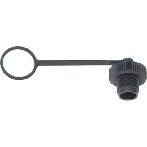 Conector Binder M12 08-2677-000-000 con tapa protectora