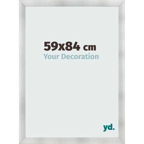 yd. - Cadre photo 59x84 - Aluminium Brosse - MDF - Pisa (1/5)