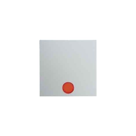 HAGER B1 TOUCHE AVEC LENTILLE POUR MÉCANISME SIMPLE BLANC POLAIRE
