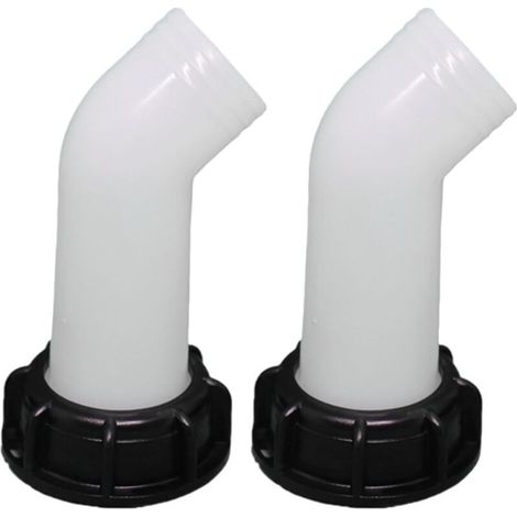 YMYNY 2pcs Bec de Vidange avec Ecrou IBC 1000L Buse de Réservoir d'eau Raccord de Vanne E (1/5)