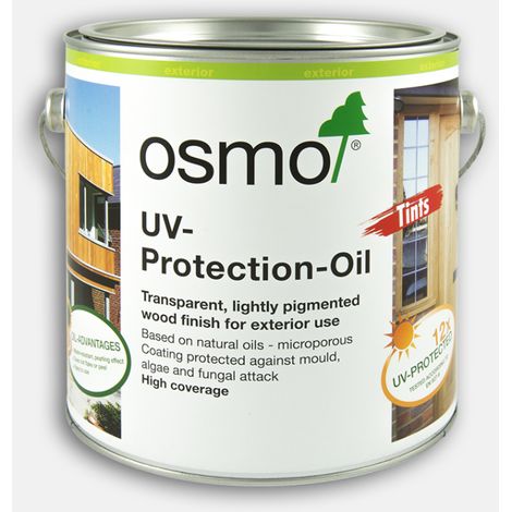 Osmo UV Protection Oil Tints - With Film Protection - Light Oak - 2.5 Litre (1/2)