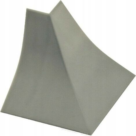 Accessoires d'angle extérieur de 23 mm pour plans de travail et baguettes, finition oxydée brillante (1/3)