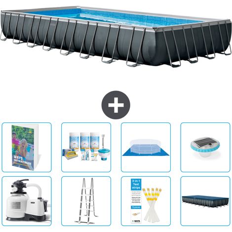 Ultra XTR Pool Rechteckig - 975x488x132 cm - 9-teilig S576