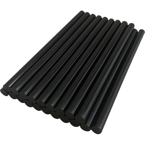20 Pièces Bâtons de Colle Chaude 200mm x 11mm Noir pour Pistolet à Colle Chaude (1/5)