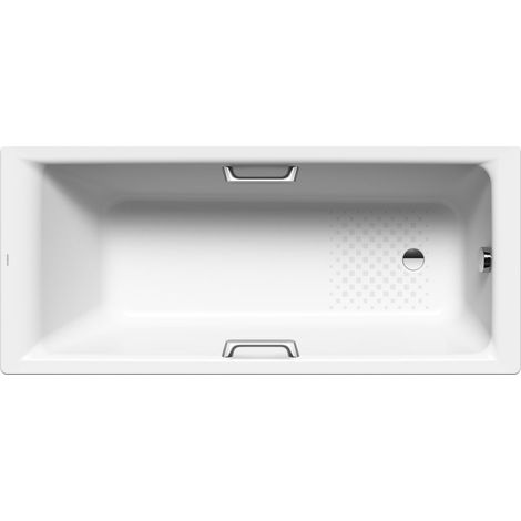 Kaldewei Ambiente - Badewanne Puro Star 689, 170x70 cm, mit Grifflöchern, Perl-Effekt, rutschfest, weiß 258930003001 (1/3)