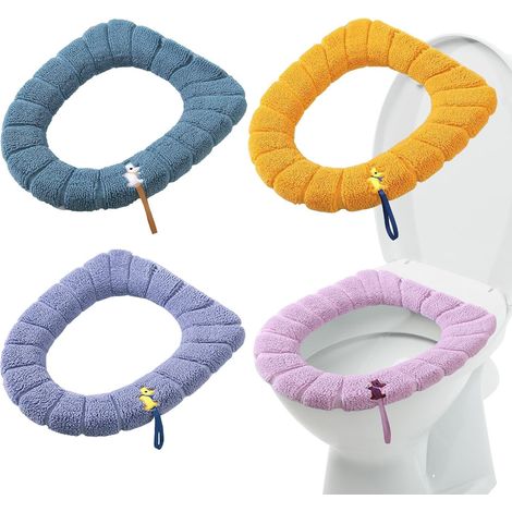 Toilettensitzkissen einfach zu montieren und waschbar für