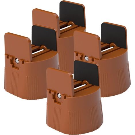 supports de pieds de lit r glables coussinets de protection (1/5)