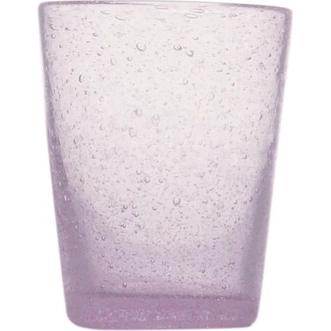 Malva tumbler aus handgeblasenem Glas 7,8 cm Durchmesser, 10 cm hoch, 0,25 l