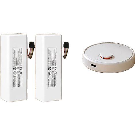 Batterie d'aspirateur robot, 14,4V, capacité de 12800mAh, 12800mAh-2 PCS (1/2)