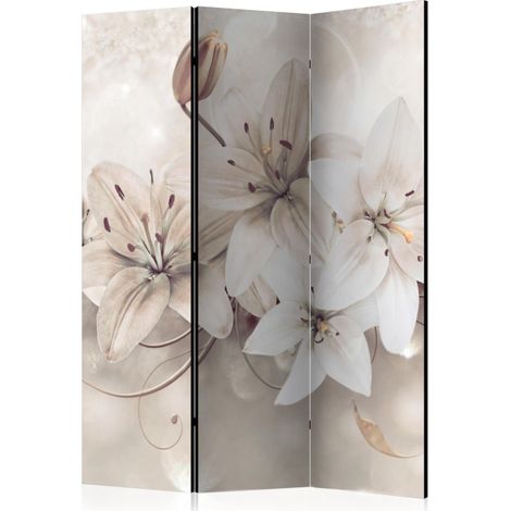 Paravent 3 Volets "Diamond Lilies" 135x172cm (1/2)
