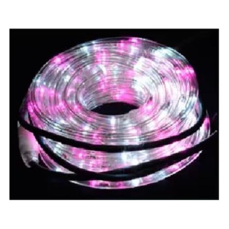 Tubo led giocoplast 14.46 w lunghezza 6 m bianco-rosa - 15412243