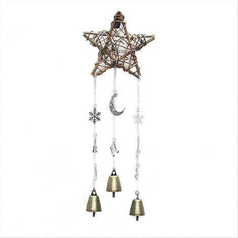 Clochettes de sorcière à suspendre aux portes, protection, clochettes de sorcière argentées (1/5)