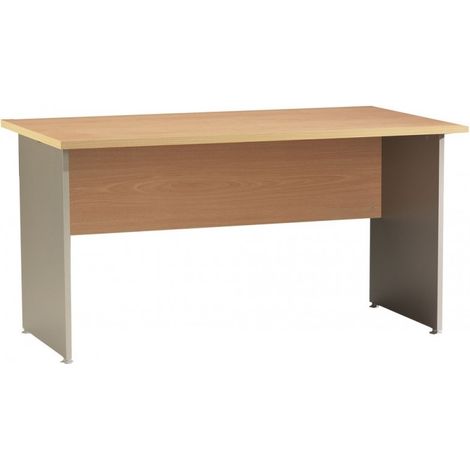 Bureau Winch 140 x 80 cm Hêtre Alu (1/2)