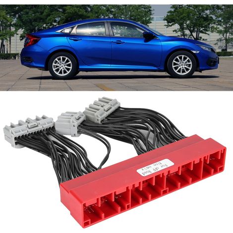 Faisceau de conversion ECU OBD2A vers OBD1 avec adaptateur pour Acura Accord Civic 1996-1998, kit de câblage de raccordement, connecteur de diagnostic (1/5)