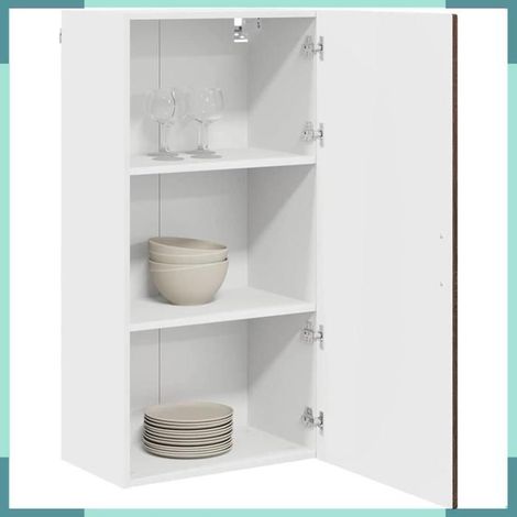 885482 Armoire de cuisine avec étagère Chêne brun 50 x 31 x 100 cm (1/5)