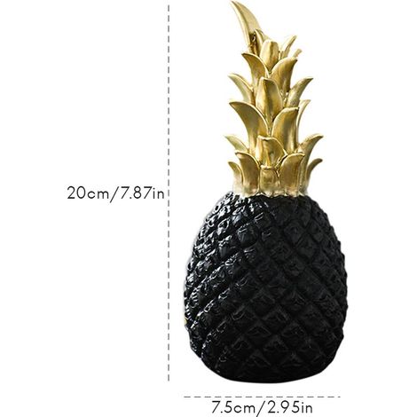 Moderne skandinavische Ananas-Dekoration aus Kunstharz für Wohnzimmer, Weinkeller, Fenster, Büro, Inneneinrichtung (1/5)
