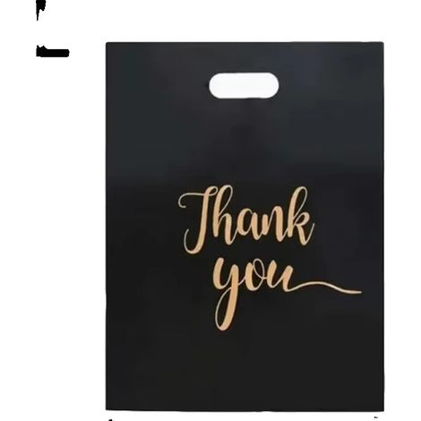 Geschenktüten, Kunststoffmaterial, vielseitig für Veranstaltungen, L, 100PCS (1/2)